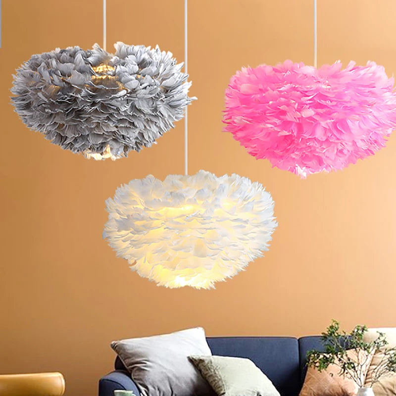 Nordic Feather Chandelier