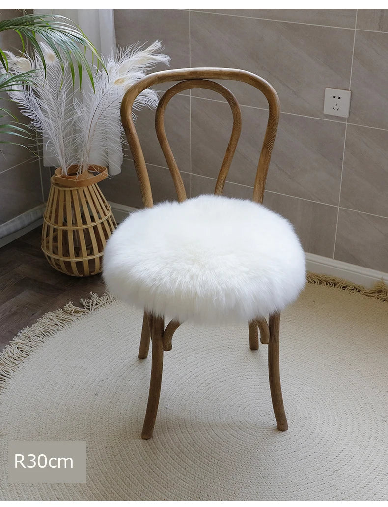 Luxury Shaggy Chair Cover