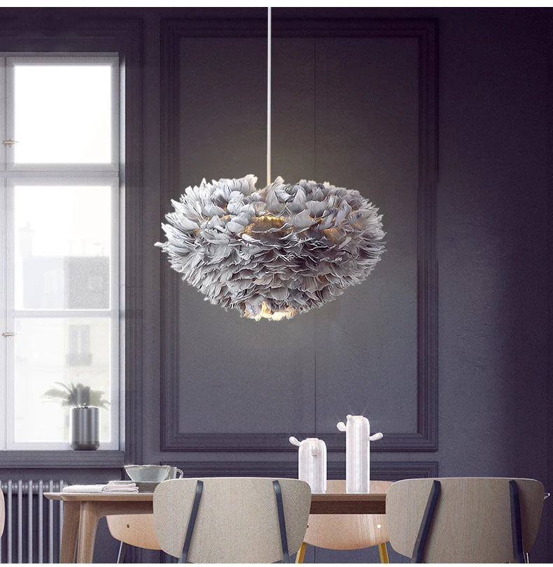 Nordic Feather Chandelier