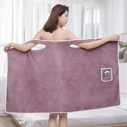 Wearable Bath Towels