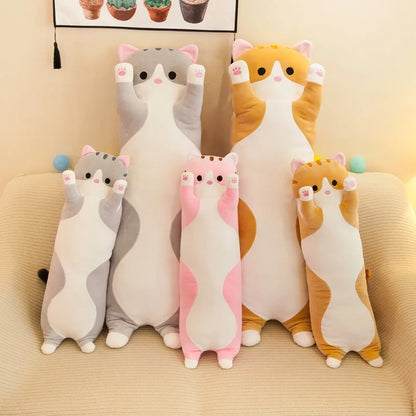 Cozy Cat Plush Pillow