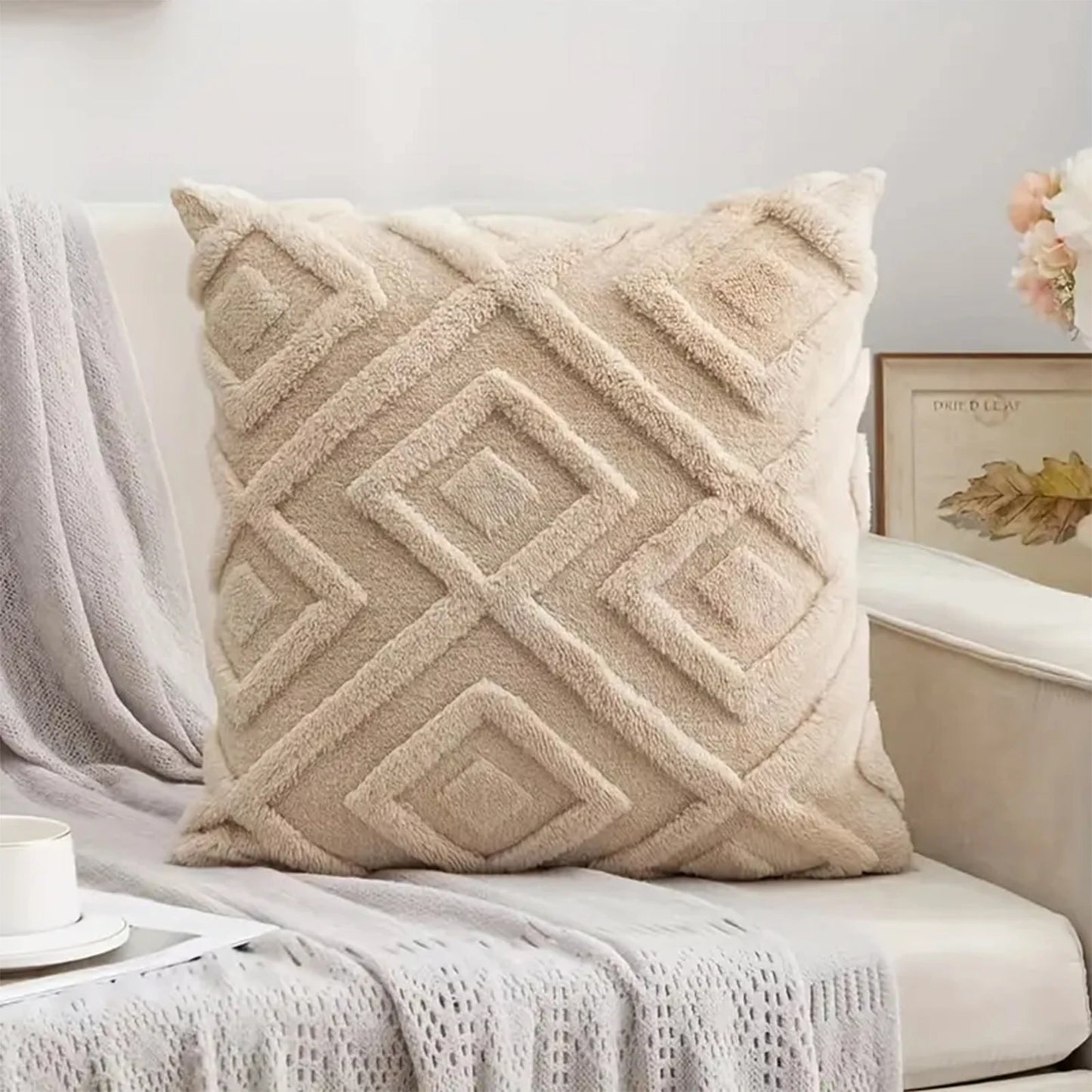 Fuzzy Plush Pillow Covers