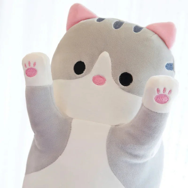 Cozy Cat Plush Pillow