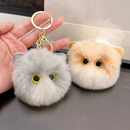 Plush Cat Keychain