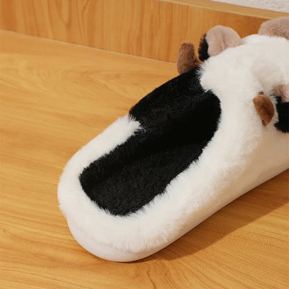 Cow Plush Slippers