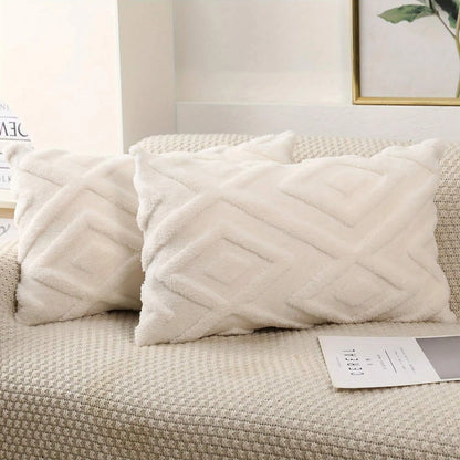 Fuzzy Plush Pillow Covers